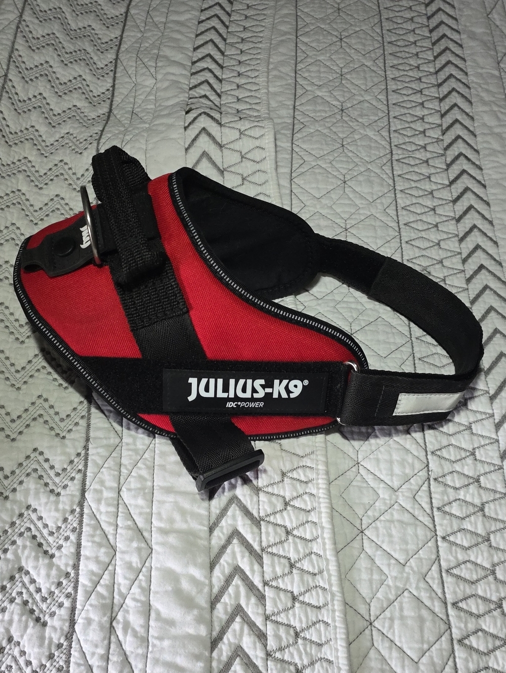 Julius-K9 Red and Black Dog Harness